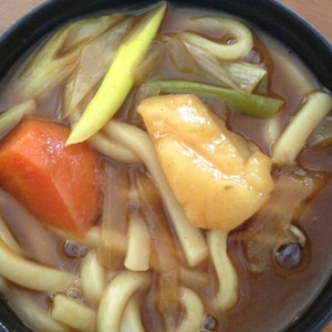 残ったカレーで簡単節約☆カレーうどん♪